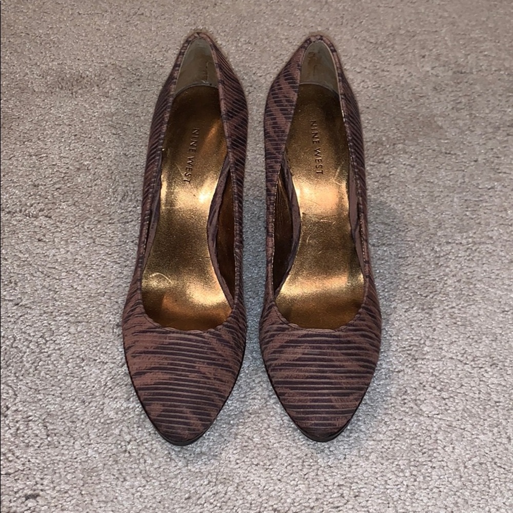 Nine West Animal Print Heels - Picture 2 of 3